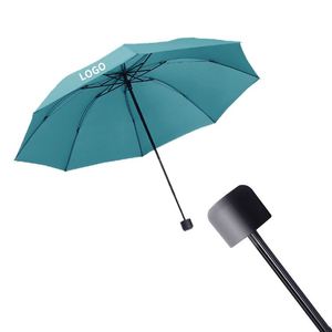 Parapluie inversé pliable promotionnel avec impression de logo, adapté aux jours ensoleillés et pluvieux - Product Image 1