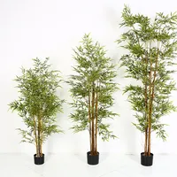 Benutzer definierte Landschaft Baum Seide Dekorative künstliche Pflanzen gefälschte Bambus stock künstliche große Bäume