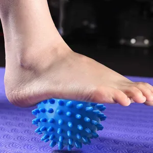 Wholesale PVC 7cm 7.5cm 9cm fitness massager stress equipment spikey massage ball for pain plantar fasciitis