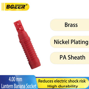 Connettore Femmina Tipo Banana da 4mm in Ottone Stampato a Iniezione, Terminale Femmina in Metallo per Cablaggio Elettrico - Product Image 4
