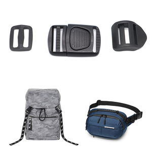 Boucle à tirette simple en plastique 25 mm réglable pour sangle de sac, accessoires de sac à dos - Product Image 4