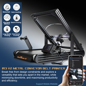 New Ideaformer ir3 V2 3D máy in Kit fdm 250*250mm vô hạn Z lớn kích thước in Ấn Độ chính xác cao máy đùn impresora 3D máy - Product Image 2