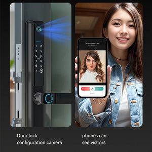 Serrure extérieure étanche Tuya coulissante numérique à <span class=keywords><strong>empreinte</strong></span> <span class=keywords><strong>digitale</strong></span> pour <span class=keywords><strong>porte</strong></span> de maison <span class=keywords><strong>avec</strong></span> caméra - Product Image 3