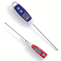 Laboratory IP68 Digital LCD Handheld Thermometer with High/Low Temperature Alarm OEM Customizable