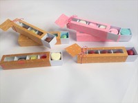 Petite boîte en papier carton de luxe personnalisée pour les bonbons sucrés Emballage en papier couché pour chocolat et aliments Lamination mate pour cadeau