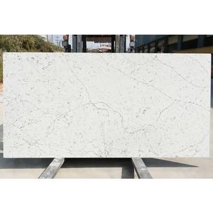 แผ่นหินควอทซ์ F161สไตล์อาหรับคาลากัตตาสีขาวดีไซน์ทันสมัยผนังบ้านหินอ่อนคาร์ราธรรมชาติแผ่นใหญ่รับประกัน5 + ปี - Product Image 5