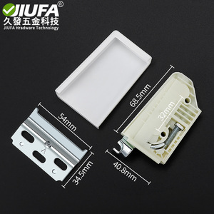 Jiufa Cabinet Hanging <b>Bracket</b> 68.5mm <b>Plastic</b> Adjustable Mount For Wall Cabinet Installation - Product Image 1