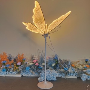 Luminous Butterfly Wings LED Pendant AC Powered <b>Ceiling</b> <b>Decoration</b> for <b>Wedding</b> Hotel Stage Lighting - Product Image 2