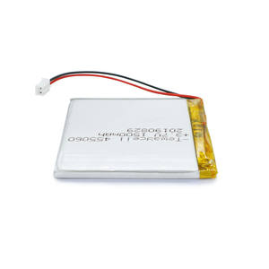 Hot sale 455060 <span class=keywords><strong>3</strong></span>,7 V 1500mAh lithium batteries battery for lamp - Product Image 3