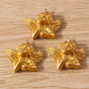 Weny, 10 piezas por paquete: Nuevo colgante de joyería mixta con diseño de violín dorado <span class=keywords><strong>y</strong></span> soporte para la barbilla - Product Image 4