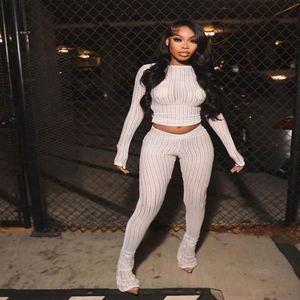 Arrivées Filet en maille Ensemble deux pièces pour femmes Vêtements pour femmes Modeste - Product Image 5