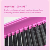 Extensions de cils individuels DIYDAY portables, prix usine, 0,07 mm, différentes longueurs, vente en gros, courbure C/D en forme de W 5D, écologiques