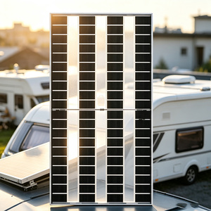 Pannello Solare Semi-Trasparente 40% BIPV a Doppio Vetro 420W per Sistema di Facciata Architettonica - Product Image 1