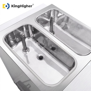 Máquina de helado suave comercial inteligente de sobremesa con triple cabezal, preenfriamiento y doble compresor, equipo eléctrico. - Product Image 5
