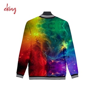 Custom dog green satin baseball bomber jacket - Product Image 4