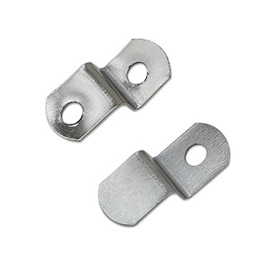 Silver Single Hole Z Shape Corner Bracket For Painting <b>Frame</b> Cold Rolled Steel Durable <b>Mounting</b> Fixing Plate - Product Image 3