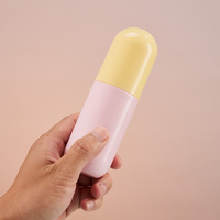 Bouteilles distributrices de savon liquide pour les mains réutilisables de 120 ml, flacons à mousse avec emballage cosmétique personnalisé en couleur pour crème pour le visage