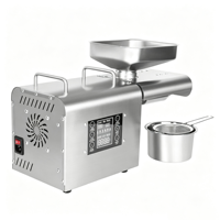 Presse à huile portable de haute qualité 8 kg/h pour le soja, les arachides et le colza, idéale pour un usage domestique