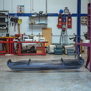 WA STYLE FIBER DE CARBONE DIFFUSEUR ARRIÈRE PARE-CHOCS ARRIÈRE LÈVRE pour 2014-2016 HONDA FIT GK5 JDM BODYKIT - Product Image 3