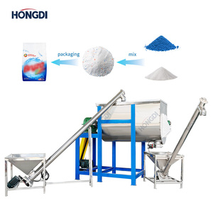 Mezclador de cinta en forma de U con soporte de acero al carbono y 2 transportadores de tornillo, sistema de mezcla de polvo para fábrica de mortero seco y fertilizantes - Product Image 2