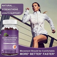 Gummies de Glucosamine et Chondroïtine OEM/ODM avec Baies d'Agripa et MSM pour le Soutien Articulaire et le Système Immunitaire, 60 Gummies