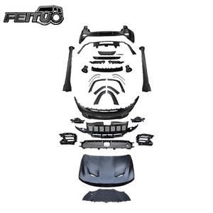 Kit de Carrocería FeiTuo de Alta Calidad para <span class=keywords><strong>Jeep</strong></span> <span class=keywords><strong>GRAND</strong></span> <span class=keywords><strong>CHEROKEE</strong></span>, Mejora al Estilo <span class=keywords><strong>SRT</strong></span>, Incluye Parachoques de Material PP con Rejilla y Capó - Product Image 2