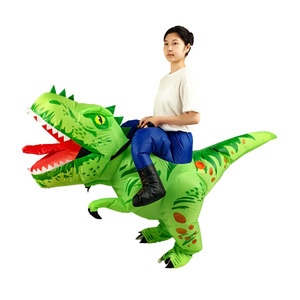Halloween dành cho người lớn Inflatable Ride-on T-REX khủng long trang phục vui không khí Blow-up phù hợp với cosplay giáng sinh Đảng Inflatable trang phục - Product Image 5