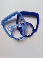 Anneau de transport en plastique anti-pression de 55 mm, PE de qualité alimentaire, poignée multicolore disponible pour l'emballage des seaux d'eau jetables