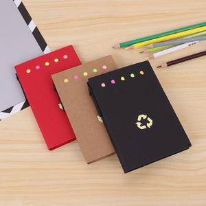 JW1774 <strong>Custom</strong> Combination <strong>Sticky</strong> <strong>Notes</strong> Notebook Promotional Gifts Printed Memo Pad with Pen - Product Image 2