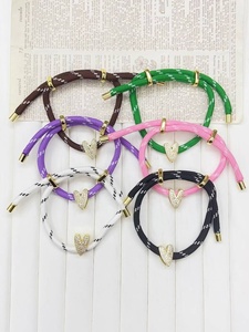 CH-JDT0778 Magnifique <span class=keywords><strong>bracelet</strong></span> élastique en perles de <span class=keywords><strong>plastique</strong></span> colorées, taille réglable, <span class=keywords><strong>bracelet</strong></span> rouge/rose/orange/jaune pour cadeau - Product Image 2