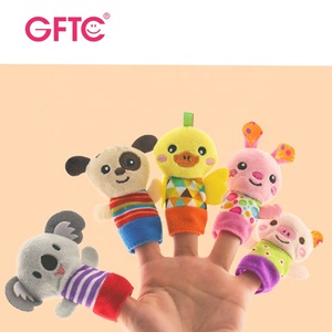 Benutzer definierte schöne weiche Plüsch <span class=keywords><strong>Finger</strong></span> puppe Handpuppen Spielzeug für Kinder Cartoon Tier Löwe & Affe für Eltern-Kind-Interaktion - Product Image 2