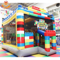 Château gonflable commercial pour enfants, toboggan lunaire, méga trampoline, combo de fête, trampoline pour enfants, capacité de 500 kg