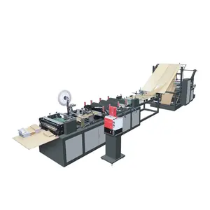 Fully Automatic Kraft Paper Poly Film Aluminium Foil Air Bubble Padded Bag Mailer Envelope Making Machine