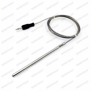 Sonde de température <span class=keywords><strong>PT100</strong></span> en matériaux inox avec prise de 2,5 mm - Product Image 2