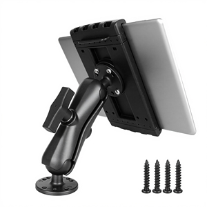 Support de tablette robuste en aluminium antichoc pour camion et camping-car, base à boule de 1,5 pouce, compatible avec les iPad et tablettes de 7,5 à 13 pouces - Product Image 1