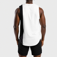 Débardeur personnalisé de haute qualité avec logo sur mesure pour homme, vêtement de sport à séchage rapide, noir, Homme Veste