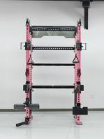 Machine Smith avec poulie arrière, support demi-squat, cage à squats complète, rack multifonction, équipement de fitness pour salle de sport