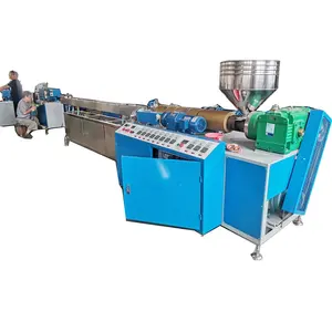 Plastic Rice Degradable Plastic Straw Extrusion Line With ISO CE Certificate