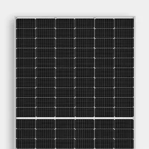 Longi Solar Chinese Factory N-Type 450W 500W 550W Bifacial Solar Half Cell Panel solar para uso doméstico