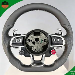 Volant en fibre de carbone de haute qualité adapté aux Volkswagen Polo gti Scirocco GTS GTE GLI R-Line <span class=keywords><strong>Golf</strong></span> 6 Mk4 Mk5 Mk7 <span class=keywords><strong>GTD</strong></span> CC - Product Image 2