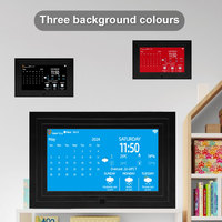 AMABOO 7 pouces heure jour Date affichage Lcd vidéo image réveil de bureau avec heure de conversation calendrier numérique horloge pour personnes âgées