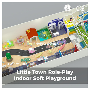 Equipo <span class=keywords><strong>de</strong></span> juegos infantiles <span class=keywords><strong>de</strong></span> simulación <span class=keywords><strong>de</strong></span> ciudad en miniatura para interiores, área <span class=keywords><strong>de</strong></span> juegos suave modular para niños, piscina <span class=keywords><strong>de</strong></span> bolas y <span class=keywords><strong>casa</strong></span> <span class=keywords><strong>de</strong></span> juegos <span class=keywords><strong>de</strong></span> rol para centro comercial - Product Image 2