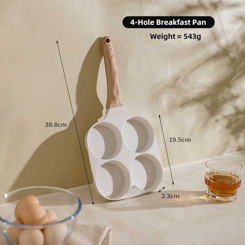 Beige 4 Hole Breakfast Pan