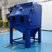 Machine de sablage humide manuelle à moteur, équipement industriel écologique pour le décapage de la rouille et le débavurage, avec air réglable