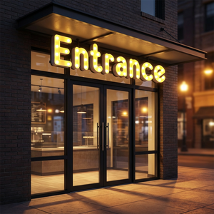 Insegna Pubblicitaria LED Mobile da Interno in ABS 12x24 Pollici per Aziende e Negozi di Tatuaggi e Piercing - Product Image 5