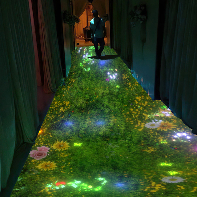 Augmented Reality Projector Interactive Art System Magic Mobile Wall Ground Floor Interactive Projection Games