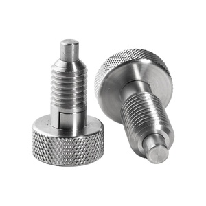 18-8 Stainless Steel Knob-Style Retractable Spring Plunger Lock Out Index Pin Indexing Plunger - Product Image 1