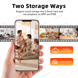 Enregistreur vidéo réseau IP POE Hongnaer 8MP 4K 16 canaux, kit <span class=keywords><strong>de</strong></span> surveillance <span class=keywords><strong>de</strong></span> sécurité, <span class=keywords><strong>système</strong></span> <span class=keywords><strong>de</strong></span> caméra CCTV sans fil ICSee - Product Image 4