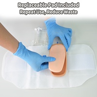 Modelo de Entrenamiento para Catéter Intravenoso Periférico (IVC) y Cánula Intravenosa (IV) para Educación en Ciencias Médicas, con Aguja de Permanencia PIVC
