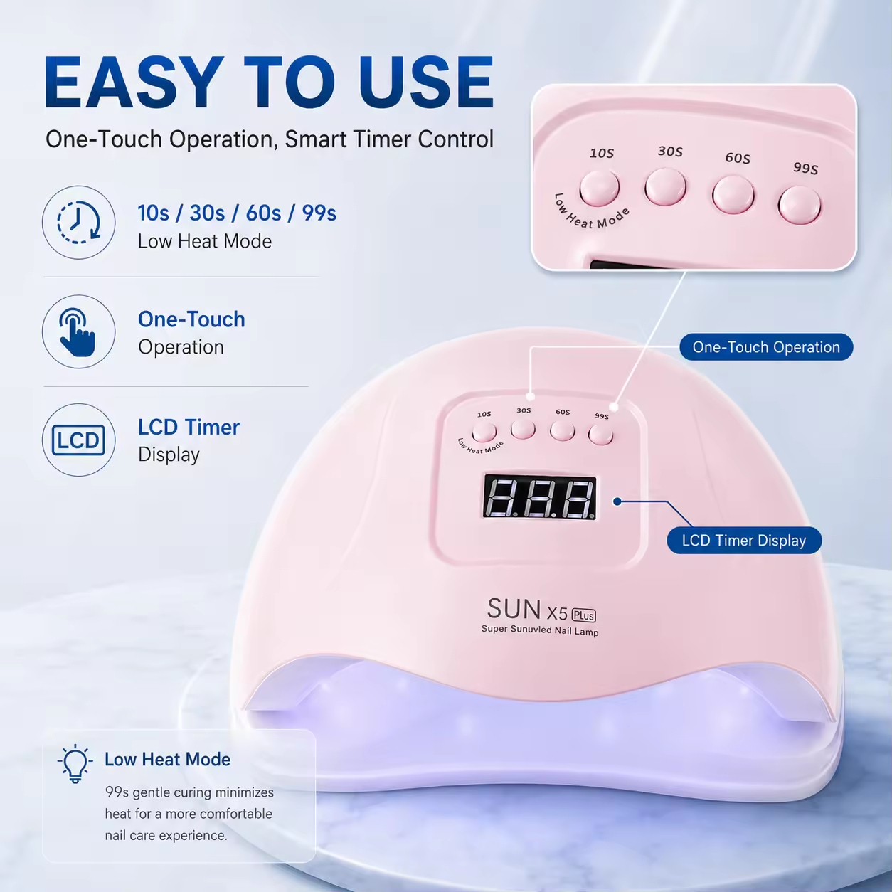 Multi Functional 120W LED UV Nail Curing Lamp Sun X5 36 Beads Quick Dry Nail Gel Dryer Beauty Manicure Tools Support